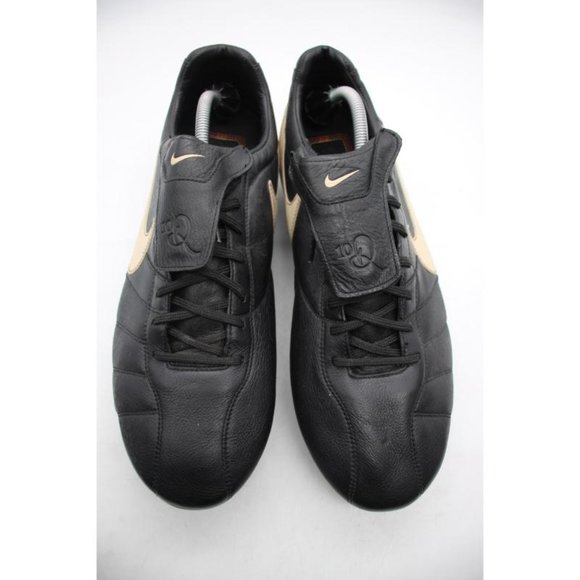 Nike Tiempo Brasiliero R10 Ronaldinho Size Mens 14 Black Soccer Shoes 315357-027 main image 6